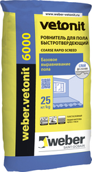 Weber.vetonit 6000 – быстротвердеющая стяжка  нового поколения